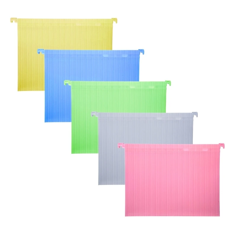 

10Pcs Filing Cabinet Suspension Files with Tabs, Document Bag File Storage Bag