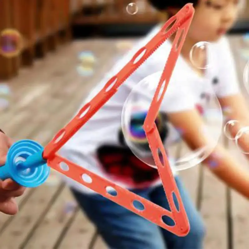 Outdoor Bubble Wands 10pcs Outdoor Game Bubble Blowing Toys Party Favors 46CM Length Summer Toys For Outdoor Indoor Bathroom Use