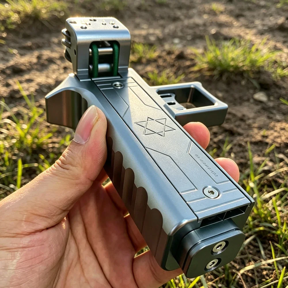 New Aluminum Alloy CNC Continuous Firing Automatic Loading Alloy Double Slot Clip Rapid Shooting Hunting Equipment