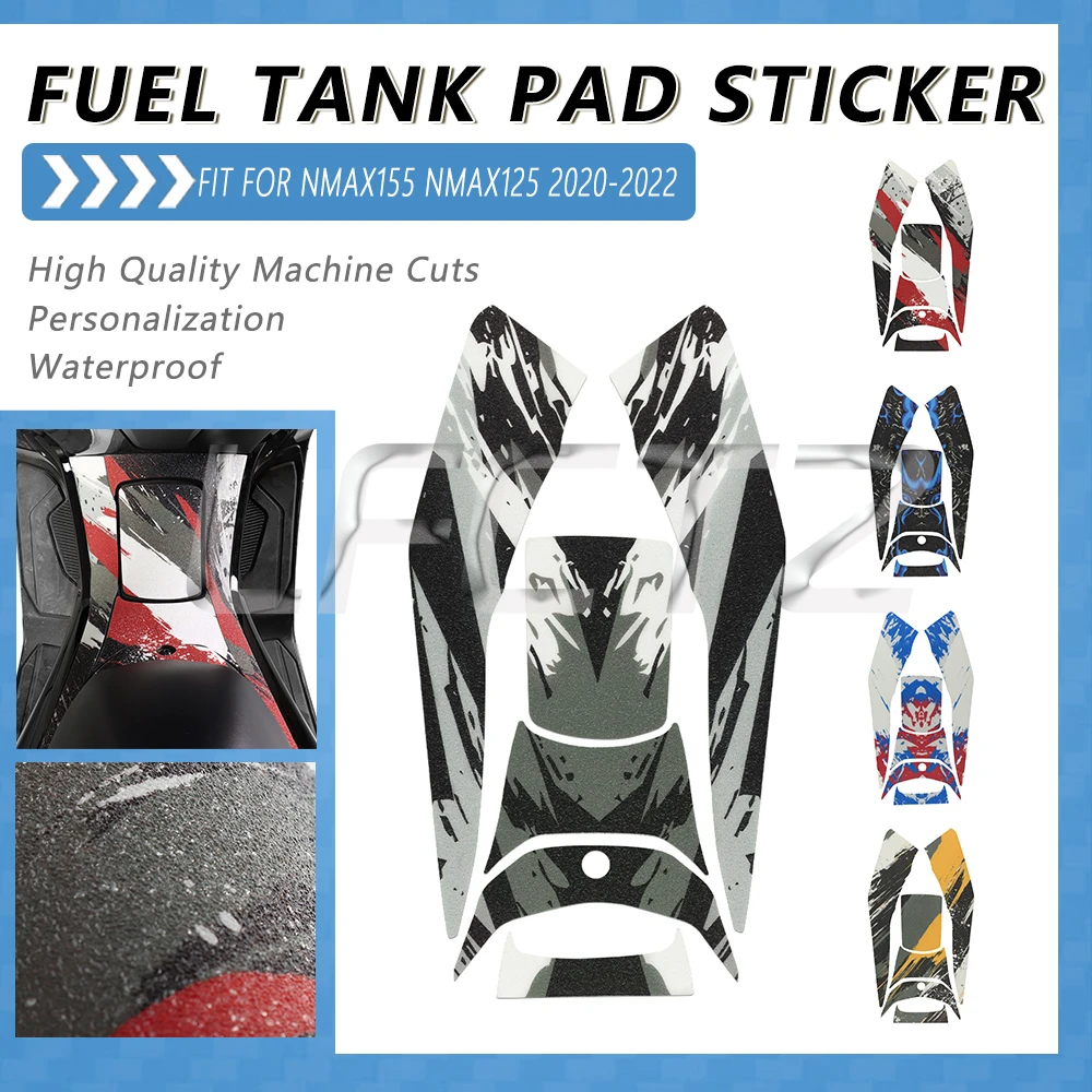 Fit for Yamaha N-MAX155 NMAX155 Nmax125 20-22 Motorcycle Frosted Fuel Tank Pad Sticker Scooter Waterproof Anti-Scratch Decals