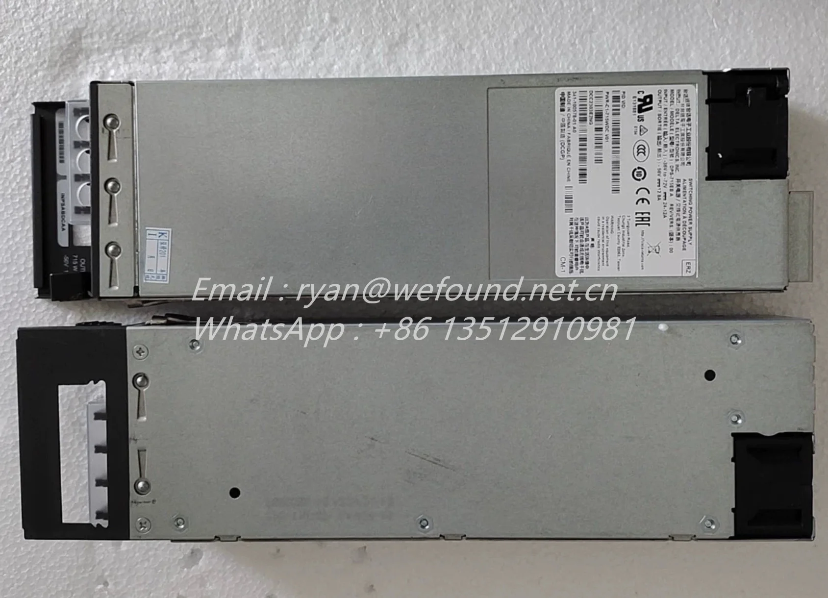 PWR-C1-715WDC Redundant Power Supplies