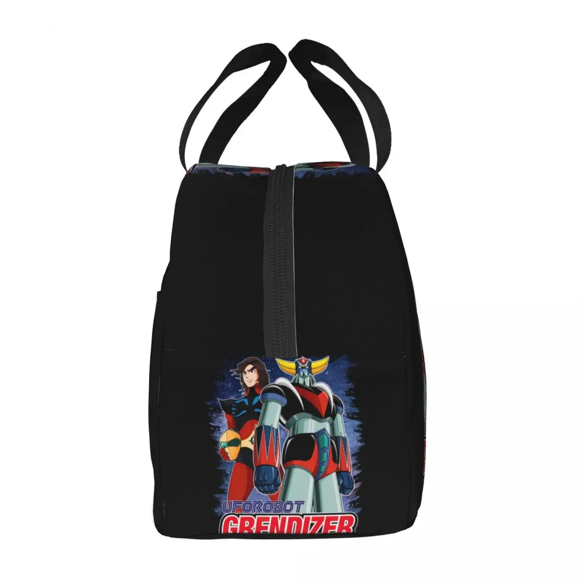 Goldorak Grendizer Actarus Insulated Lunch Bag for Picnic UFO Robot Goldrake Leakproof Thermal Cooler Bento Box Women Children