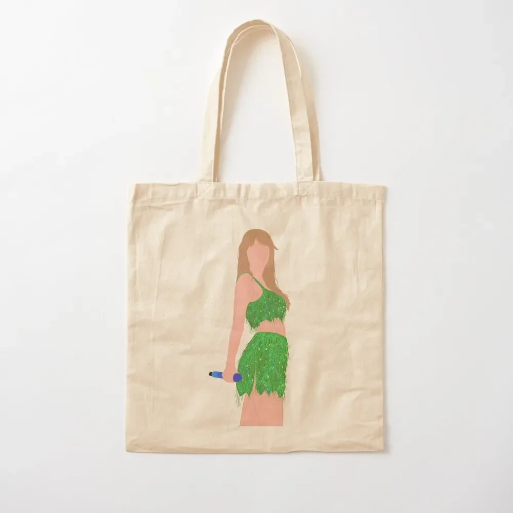 

1989 era green style Tote Bag shopping trolley bag tote bag university Cloth bags