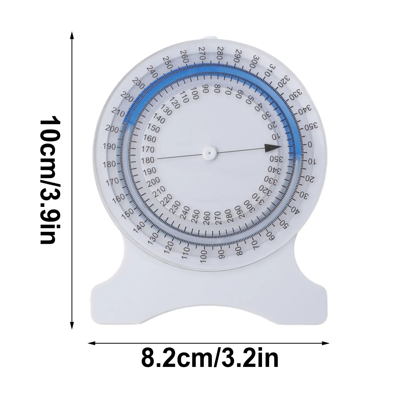 1 Pcs Bubble Inclinometer Physiotherapy Testing Equipment ABS Articulation Inclinometer Measuring Lateral Motion