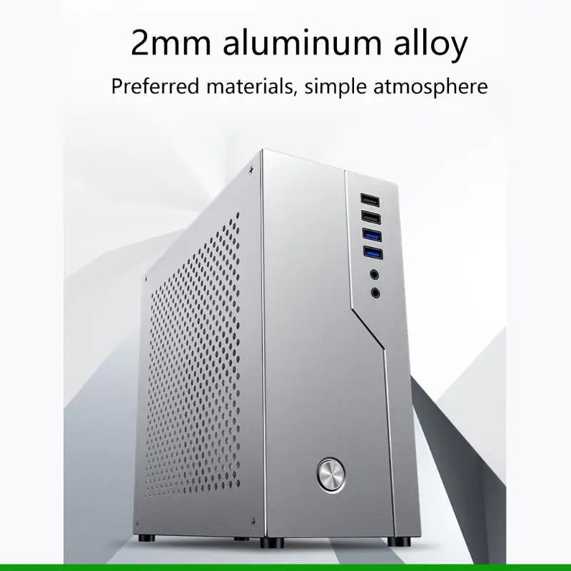 U55C Aluminum Mini ITX Micro для Case Theatre Персональный компьютер Microserver Host CHAS