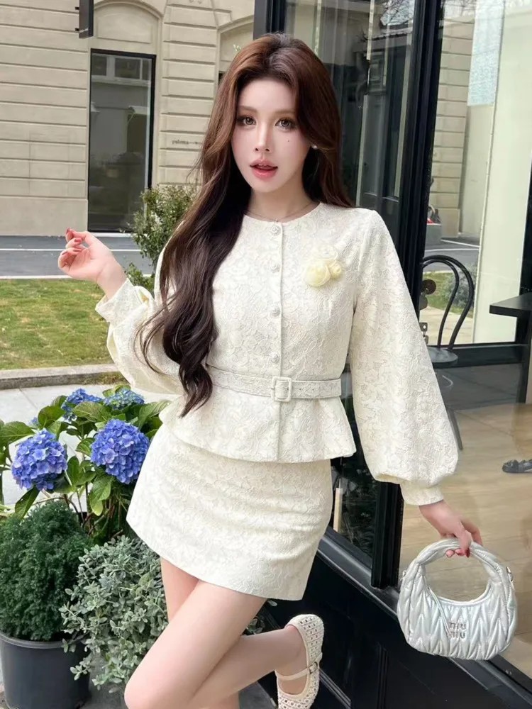 

3pcs/pack Newest High Quality French Fashion Women 2 Piece Sets