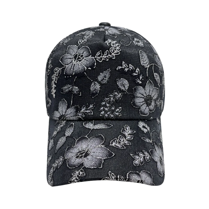 

Korean Peaked Cap Women's Summer Sun-proof Lace Flower Baseball Cap Summer Fashion Brand Mesh Cap Sun Hat