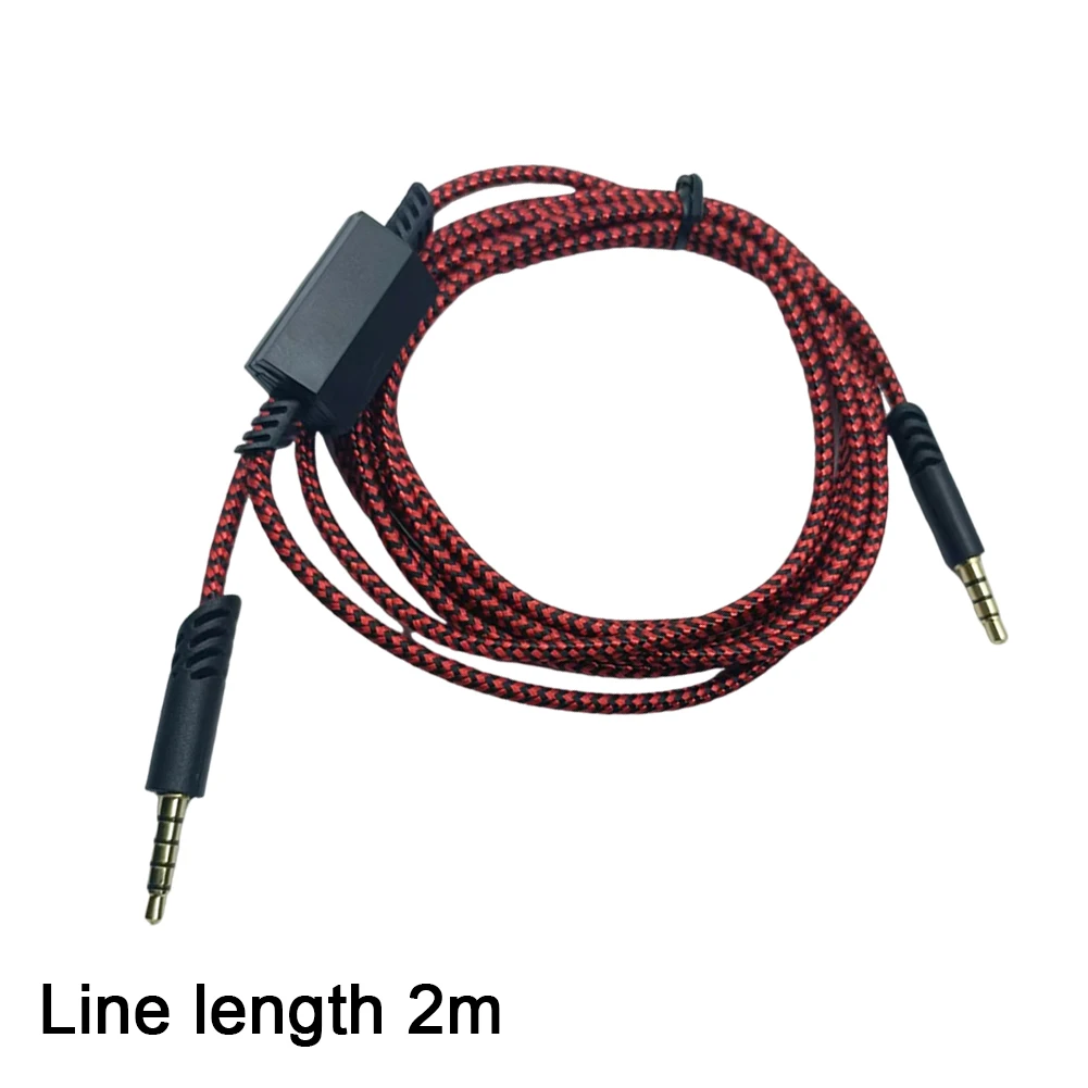 Audio Cable Inline Mute Cord for Astro A10/A30/A40/A40TR/A50 Gaming Headset Audio Line Console Cable Wire for PS5/PS4 Controller