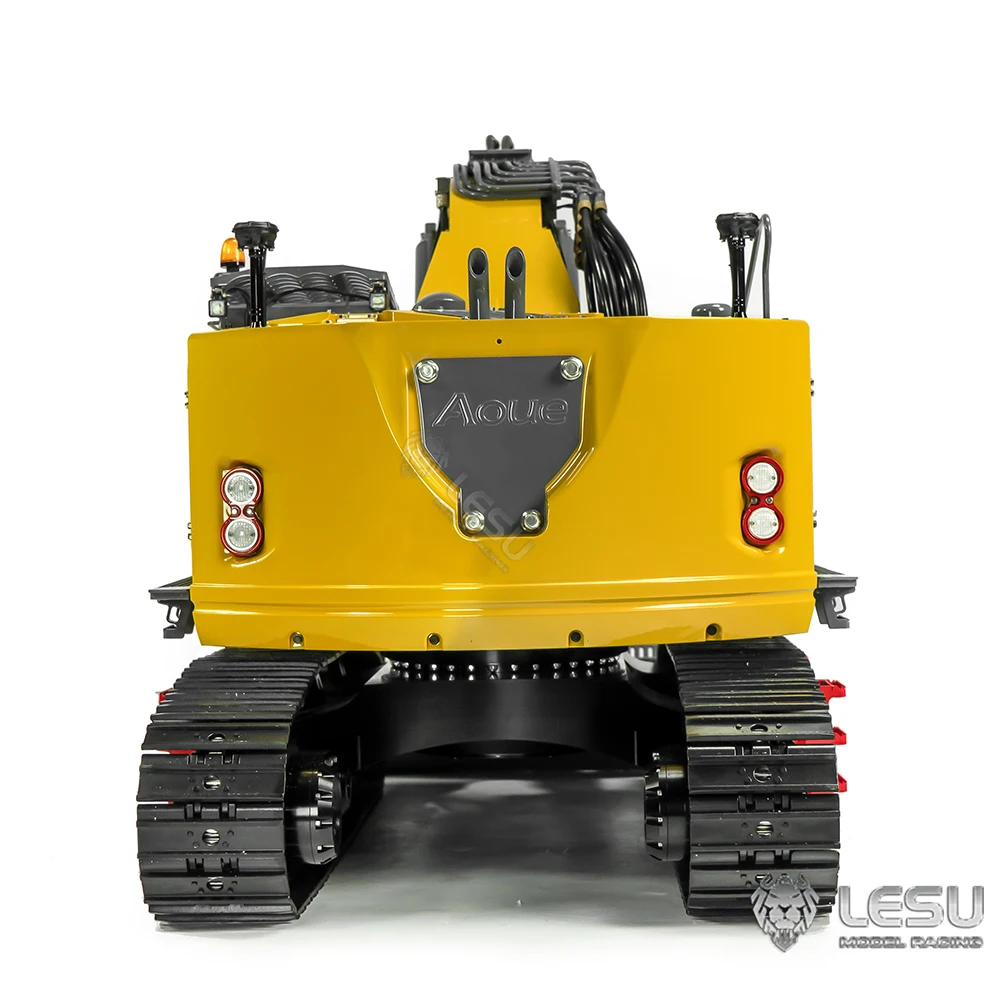 In Stock LESU Aoue ET35 RTR Metal Hydraulic RC Excavator Dozer GPS 1/14 Model Painted Assembled Light System TOUCAN TH22746