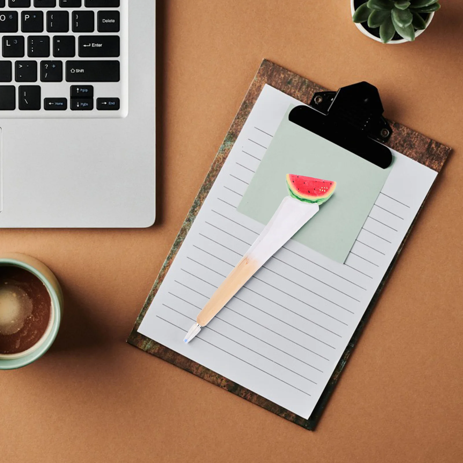 

Wood Carved Watermelon Gel Ink Pens Cute Smooth Writing for School Home Office Supplies Novelty Kids Fun Smelly Gel Pens