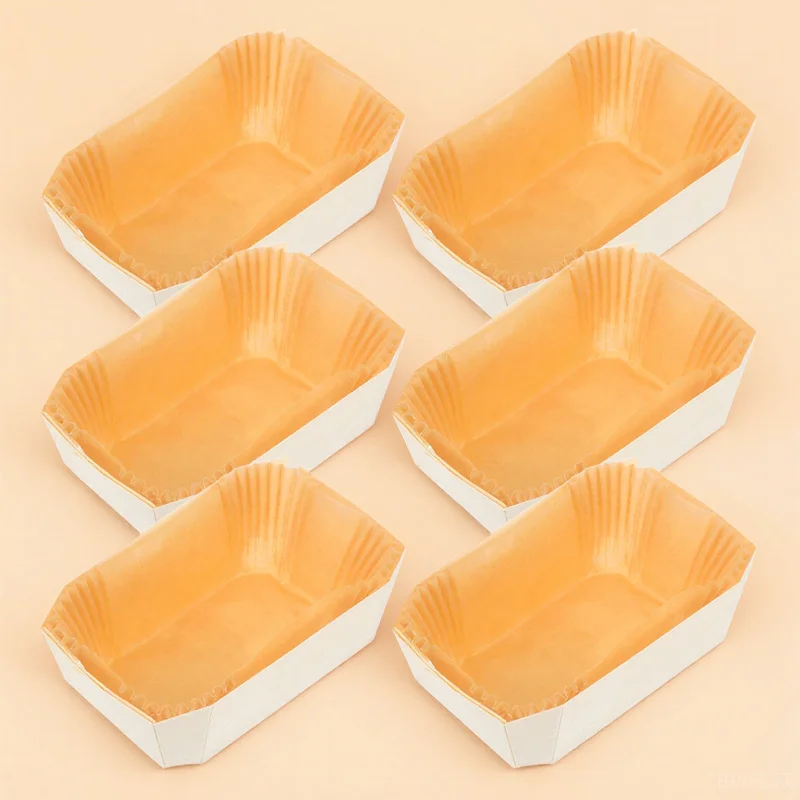 

6Pcs Kitchen Bread Mold Nonstick Baking Tray Rectangular Toast Pan Oven Bakeware Suitable for Home Cooking Banquet Afternoon Tea