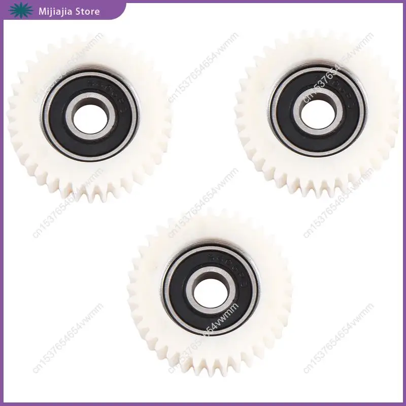 3 قطعة 36 الأسنان 38 مللي متر النايلون ترس المحرك الإلكتروني الكرة تحمل التروس ل Bafang دراجة كهربائية دراجة المبيعات