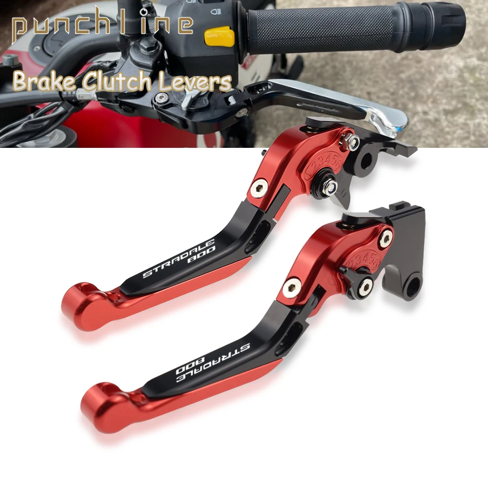 Fit For Stradale 800 2015-2016 Adjustable Clutch Handles Folding Extendable Brake Levers