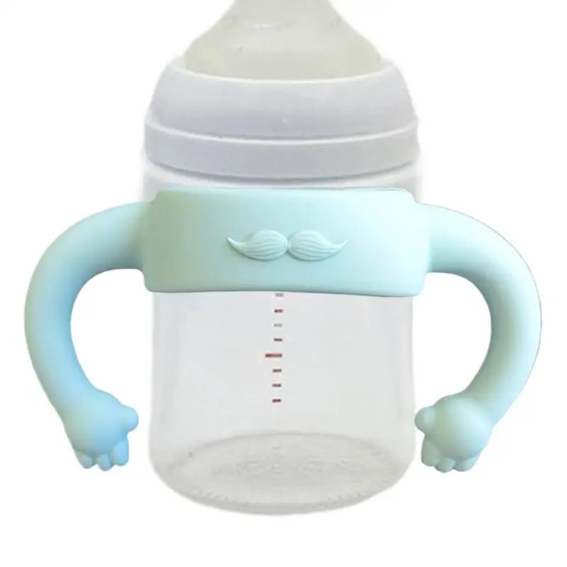 

Baby Silicone Bottle Handles Ergonomic Sippy Cup Handles Baby Bottle Holder Comfortable Sippy Cup Handle Grip Bottle Accessories