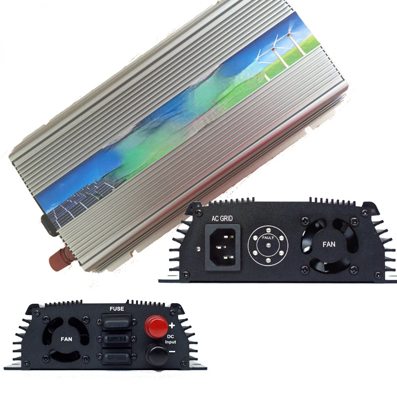 300w-1000w Solar Grid Connected Inverter 12v/24v/36v Pure Sine Wave AC110/220V