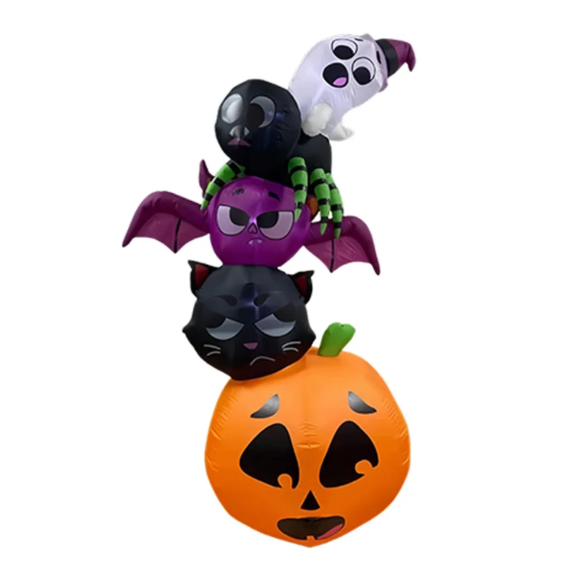 

1,8 метра Хэллоуин надувная тыква призрак черный кот летучая мышь воздушная модель призрак фестиваль ужасов атмосфера