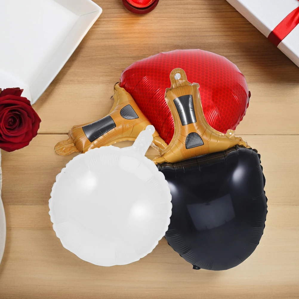 9pcs Table Reusable Foil Sports Theme Decorations For Birthday Party Carnival Game Events Indoor Outdoor Table Tennis Ball view 2