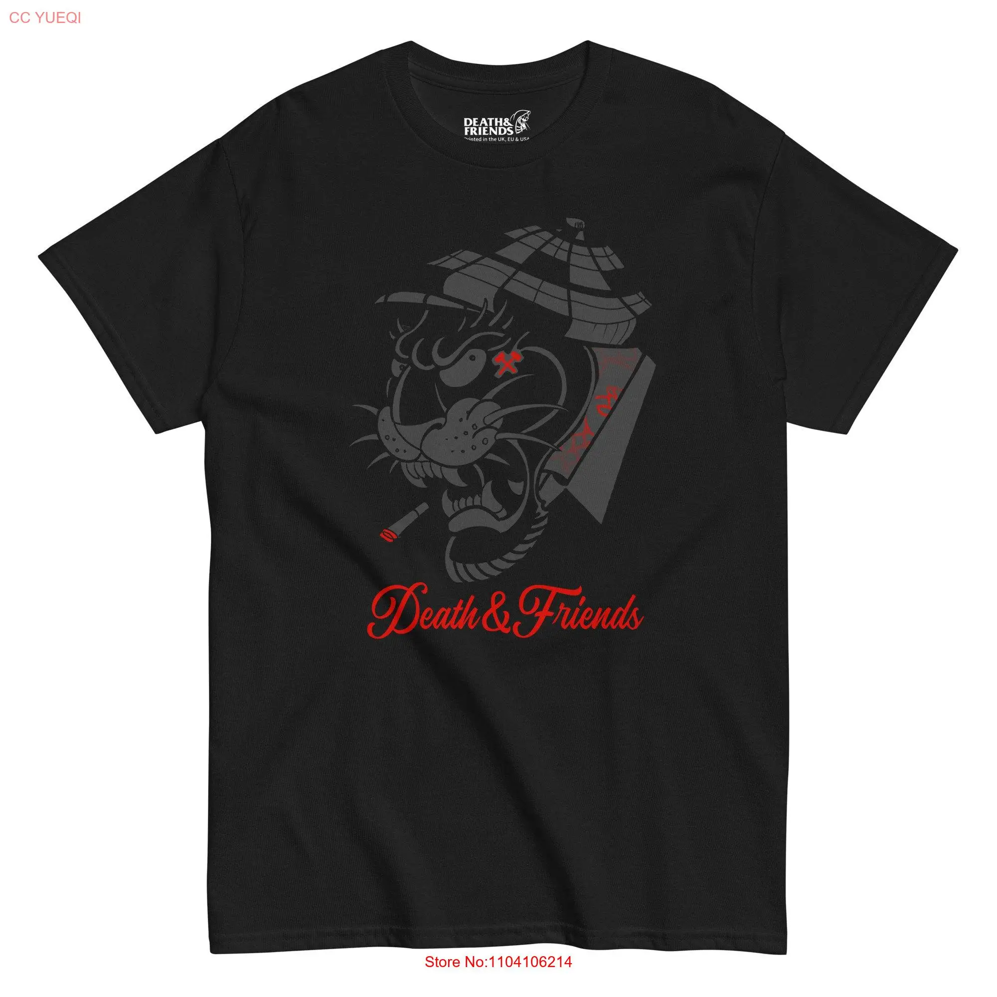 Tattoo Panther T shirt Clothing Streetwear Inspired long or short sleeves