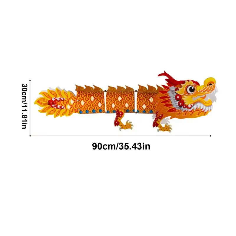 Chinese Festival Lanterns Handmade Dancing Dragon Chinese Lanterns Kits Chinese New Year Lanterns For Spring Festival