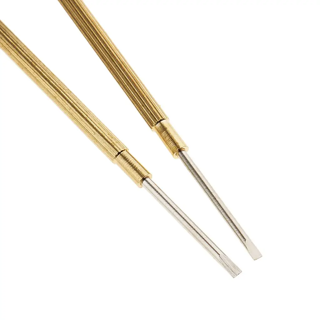 Jewelry Screwdriver Set Copper Handle Mini Screwdriver Tool Kit for Arts Crafts Electronics and Watch Repair Tool Set