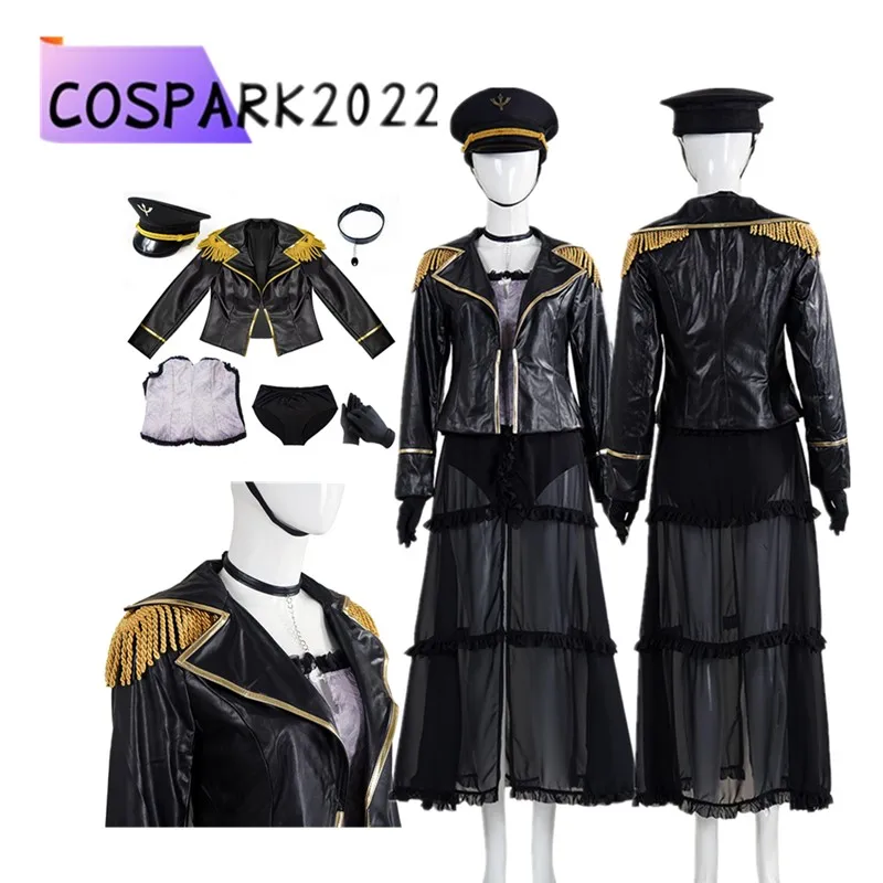 

Shion Nikaido Cosplay Dress-Up Anime Fantasia Costume Adult Women Dress Coat Hat Gloves Outfits Halloween Carnival Party Suit