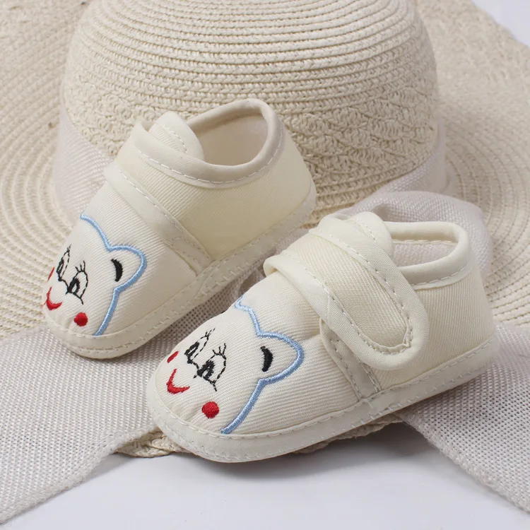 2024 New Spring and Autumn Non-slip Baby Walking Shoes Cute Cartoon Bear Baby Shoes First Walkers New Born