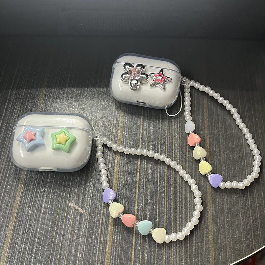 fashion pendant case For Redmi buds 4lite buds4active 4pro /buds5pro /buds3pro 3lite /airdots3 pro Silicone headphone Cover