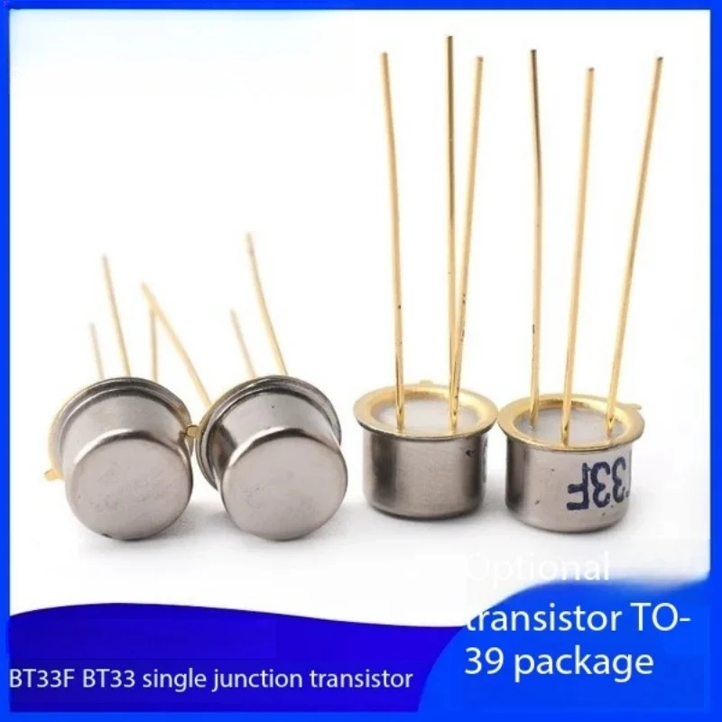 2PCS Transistor BT33F BT33 Single Junction Transistor Silicon Semiconductor Double Base Diode Gold Seal