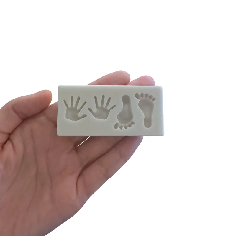 Cake Tool Baby hands feet Silicone Mold Sugarcraft Cookie Chocolate Fondant Tool Clay sugarcraft Mould