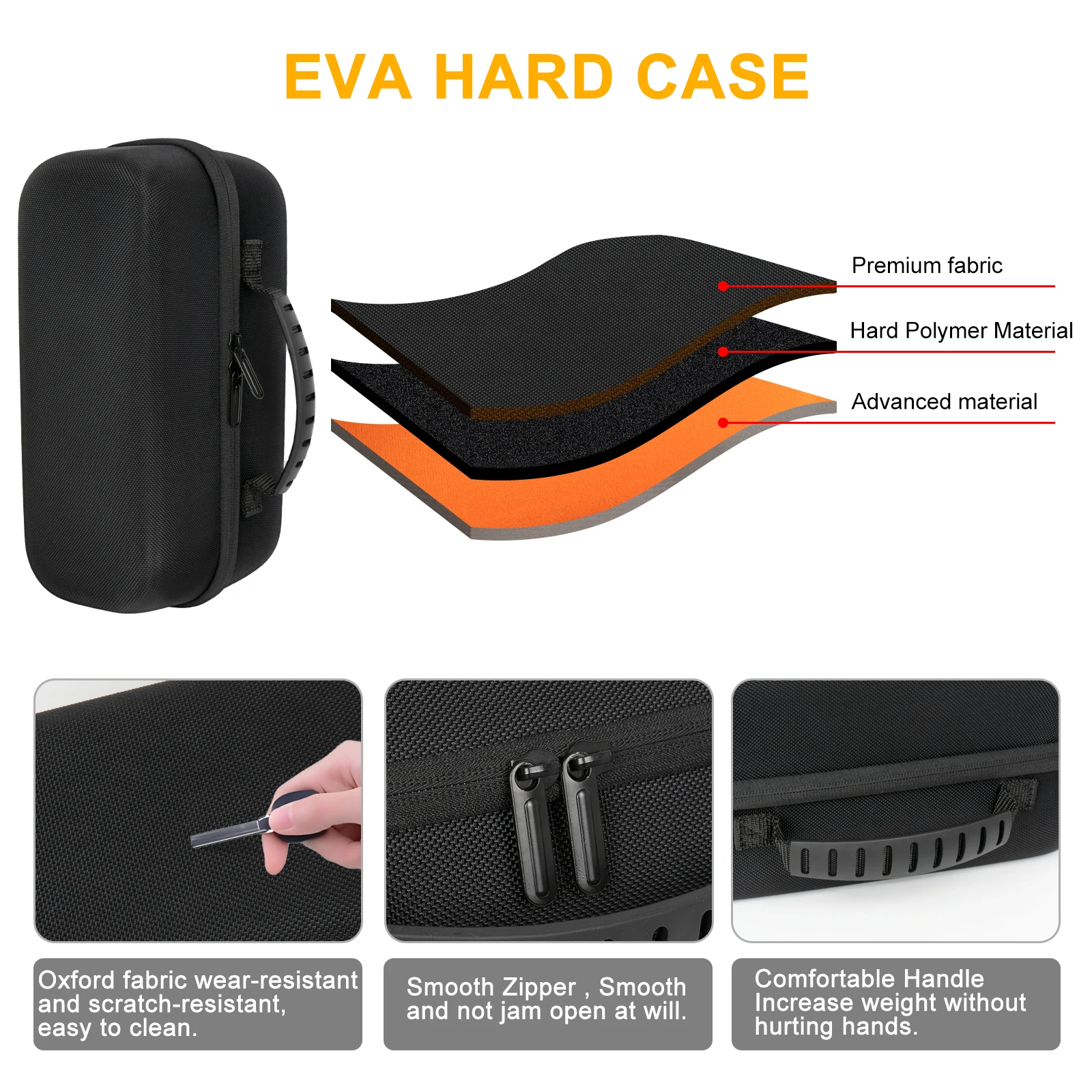 Estuche de viaje de EVA duro, bolsa de almacenamiento para Bose Soundlink Max, caja de transporte para altavoz inalámbrico, accesorios