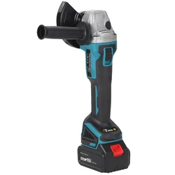 Heimerdinger 18V Cordless Brushless Angle Grinder,Compatible LB1830 1840 1850 Battery,For Metal,Stone and Wood Cutting,polishing