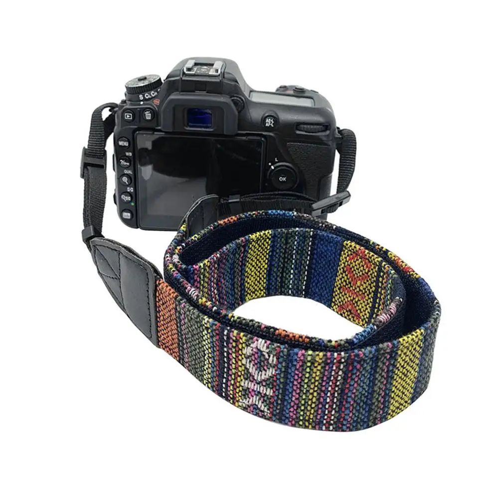 Camera Neck Shoulder Strap Adjustable Fashion  Ethnic Style Slr Camera Photography Belt Compatible For Canon Sony Panasonic