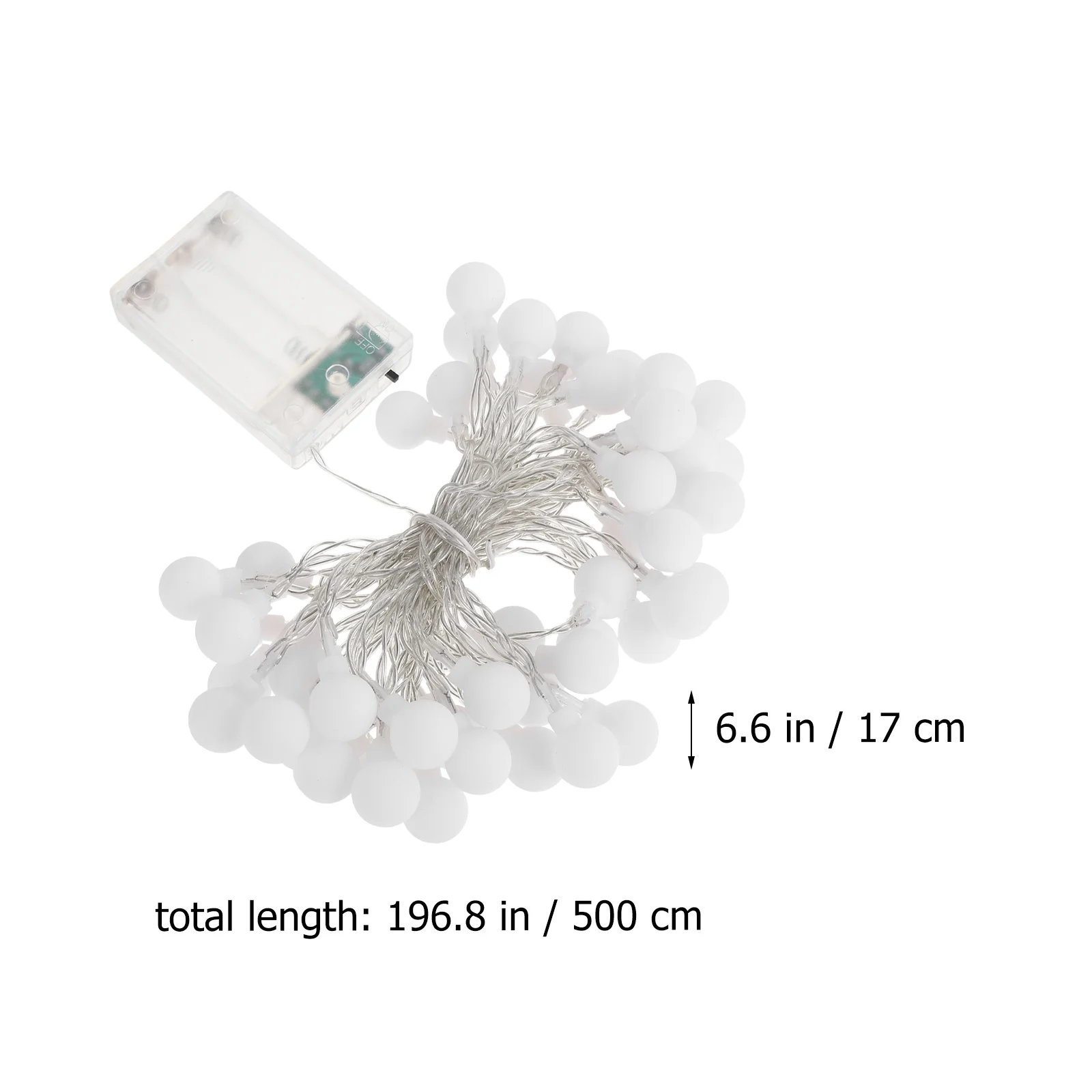 سلسلة إضاءة كروية مستديرة بطول 66 قدم LED، حزام إضاءة زخرفي مريح متوهج لأجواء المهرجانات المنزلية #3