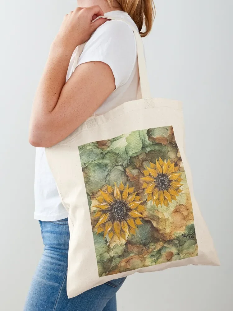 

Fall Sunflowers Tote Bag tote bag custom Shopping bags Women's shopper bags luxury women