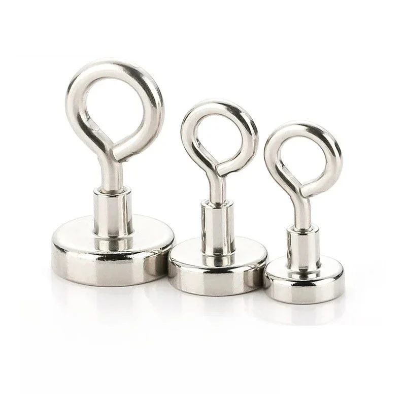 D8-D60 magnet with internal threaded hole a flat threaded magnetic base For Home Refrigerators, Offices DIY