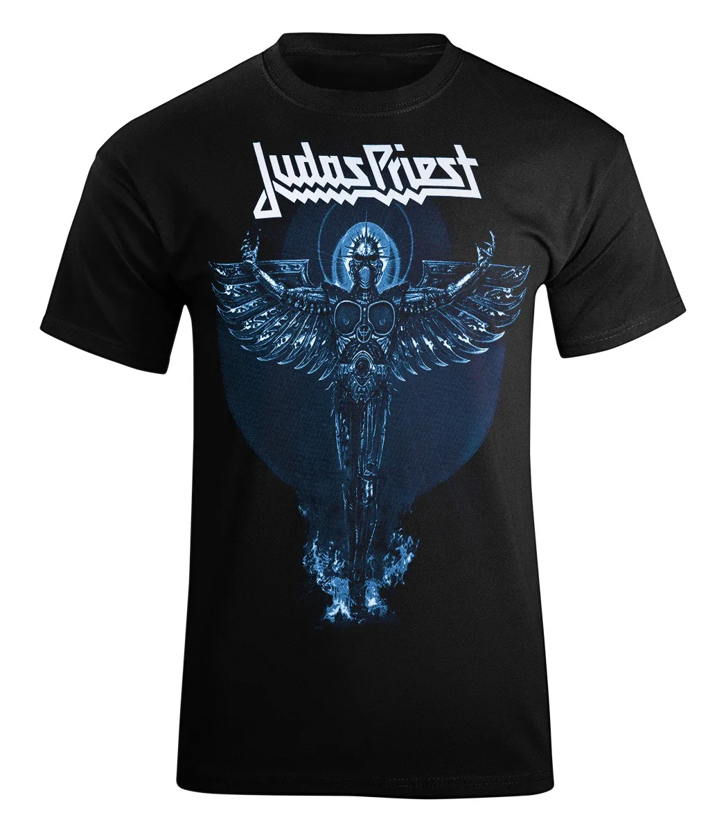 

Футболка JUDAS PRIEST ANGEL OF RETRIBUTION, мужские и женские топы с короткими рукавами в стиле ретро, брендовая футболка, летняя одежда больших размеров