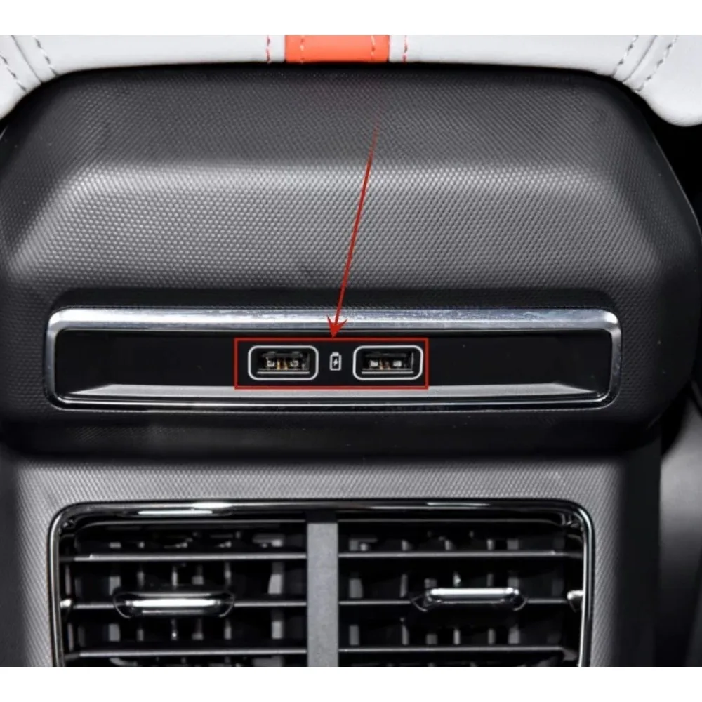 For Geely ICON 2020 2021 2022 Automobile Parts Rear Charger Plug USB Control Box Base Brand New