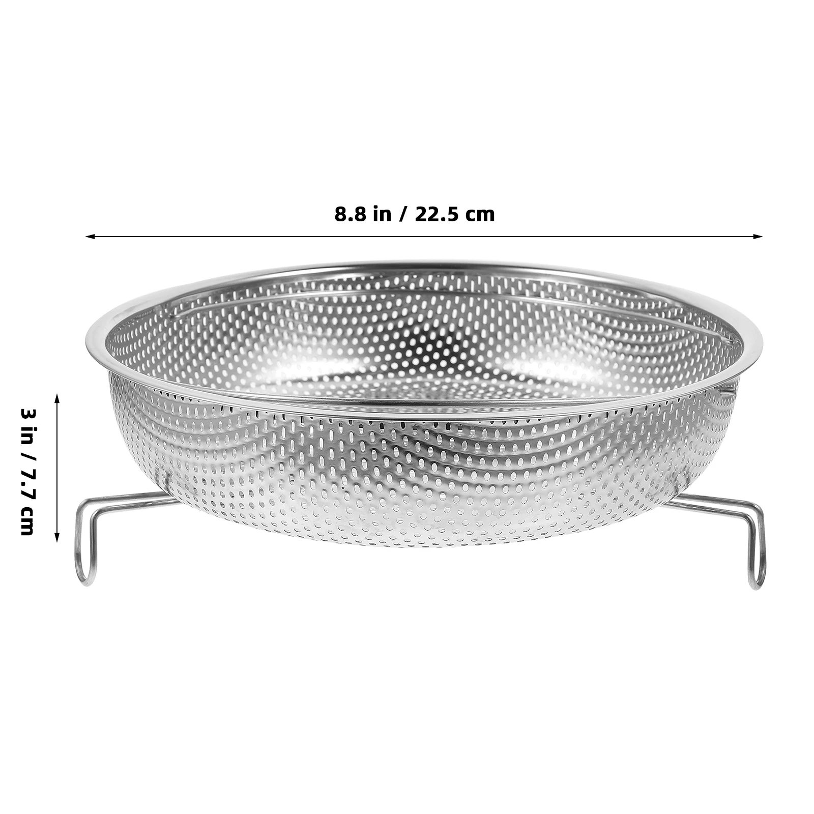 

Steam Multifunctional Steaming Tray Baskets Handle Stainless Steel Food Steamer