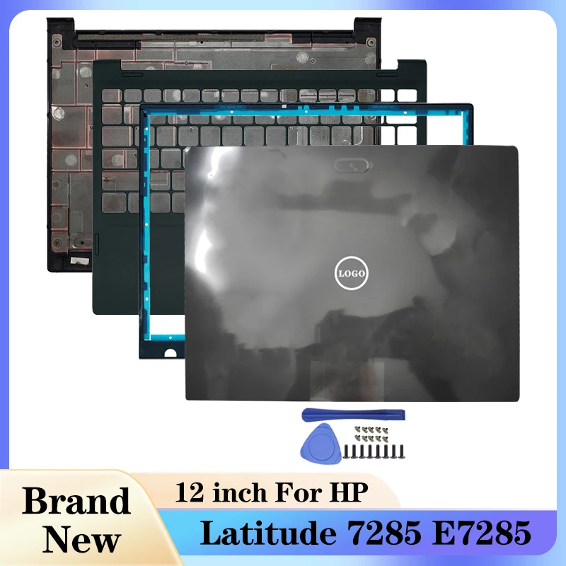 For DELL Latitude 7285 E7285 2-IN-1 Notebook Computer Case  Laptop LCD Back Cover/Front Bezel/Palmrest/Bottom Case