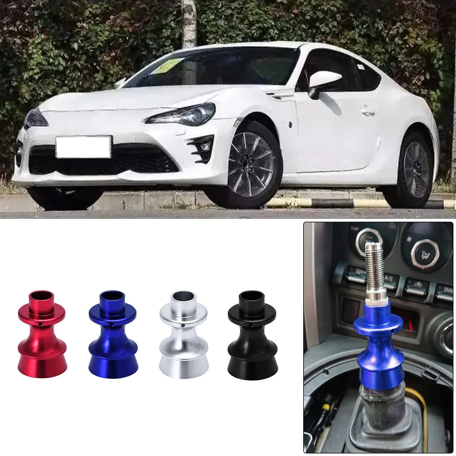 Silver Red Black Blue New Styling Gear Shift Knob Reverse Lifter Up For Subaru BRZ Toyota FT86 GT86