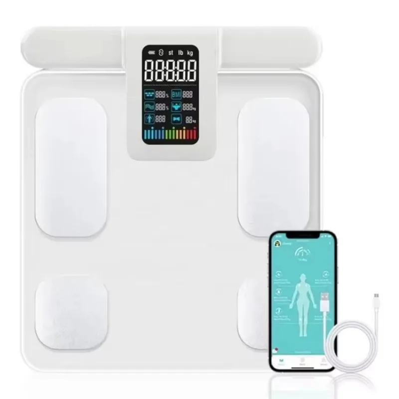

Weighing 180kg Digital Smart Home Weight Scale Wireless Body Fat Electronic Scale with Best App Battery Powered