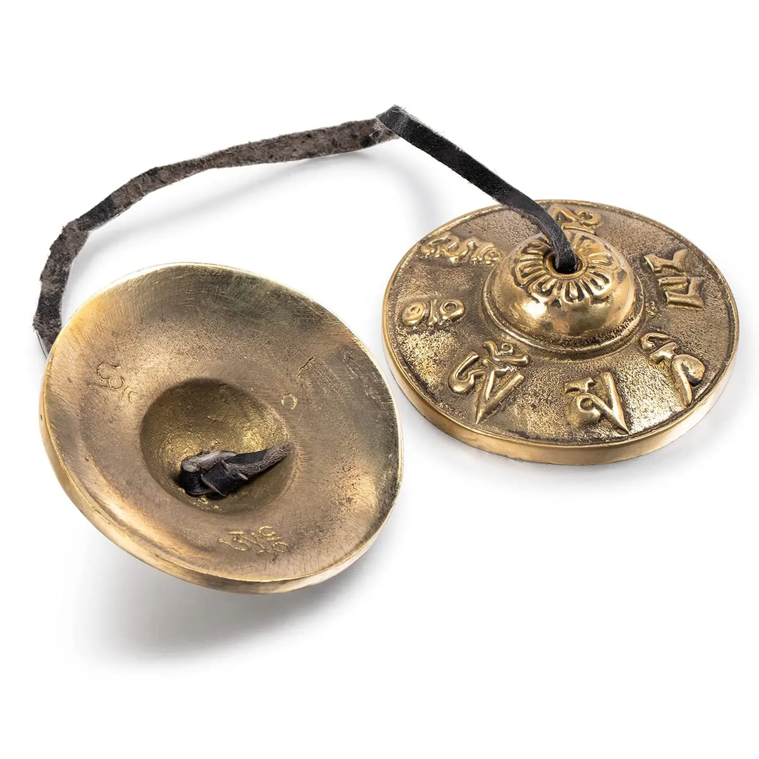 Tibetan Tingsha Cymbals Meditation Bells 6.5 cm Meditation Chime Bells,Meditation Yoga Bell for Percussion Instrument