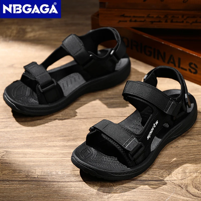 Classic Men Shoes Casual Outdoor Sports Summer Sandals Comfortable Non-slip Beach Holiday Sandals Plus Size 40-45