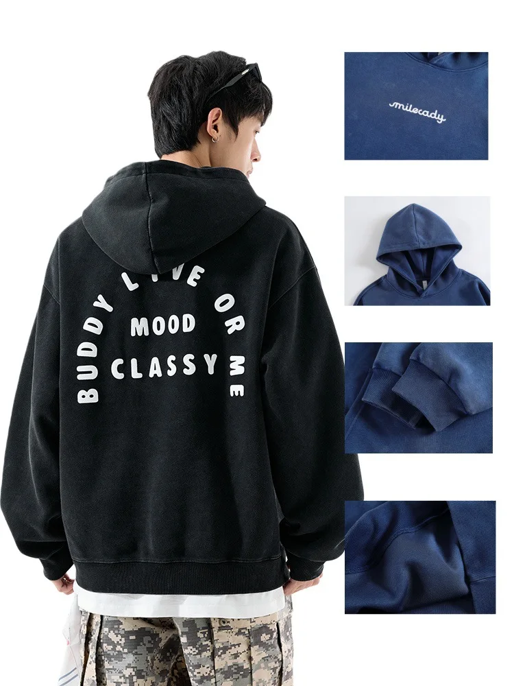 

Мужские толстовки без капюшона на молнии с дизайнерскими принтами, специальный дизайн, лимитированная серия, городской стиль, повседневная мода, винтажный стиль, для ежедневной носки.