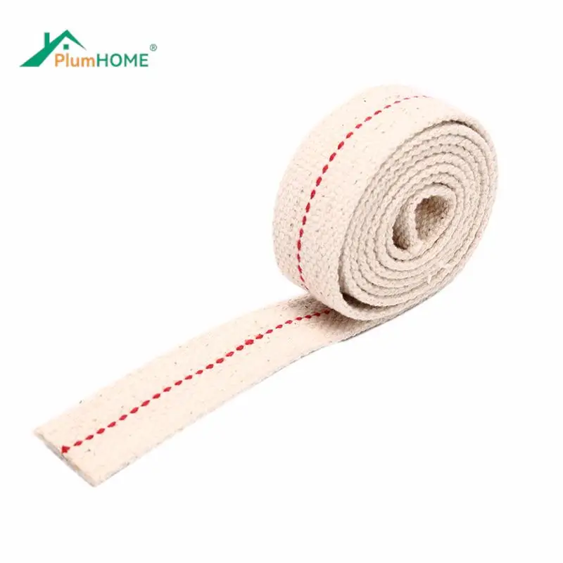 1M Strong Flat Cotton Wick Core For Kerosene Burner Stove Lighting Oil Lantern Oil Lamp Wick Roll Making DIY Accessory