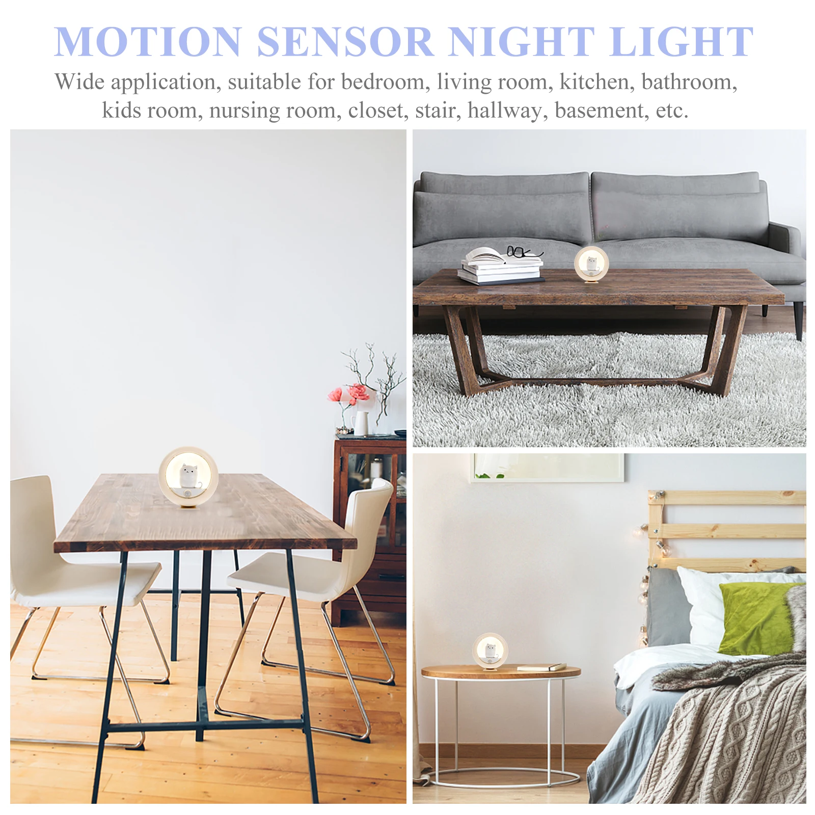 

Motion Sensor Night Light For Hallway Closet Stairs Baby Room Bathroom Led Induction Light Small Nightlight