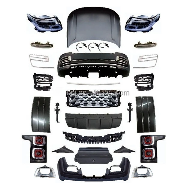 For RR vogue 2013-2017 Upgrade to 2018-2022 SVA Version Old Upgrade to New  Front and Rear Bumper Completely Body Kit