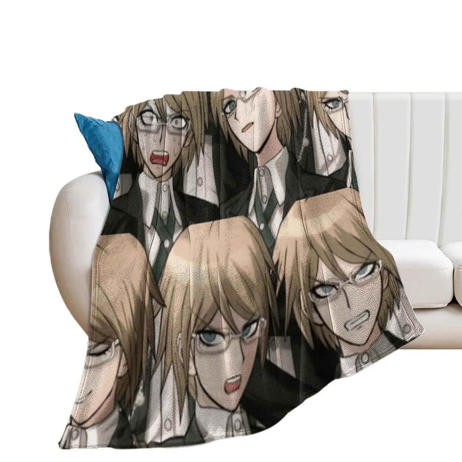 Byakuya Togami Throw Blanket Nap Camping Weighted Blankets