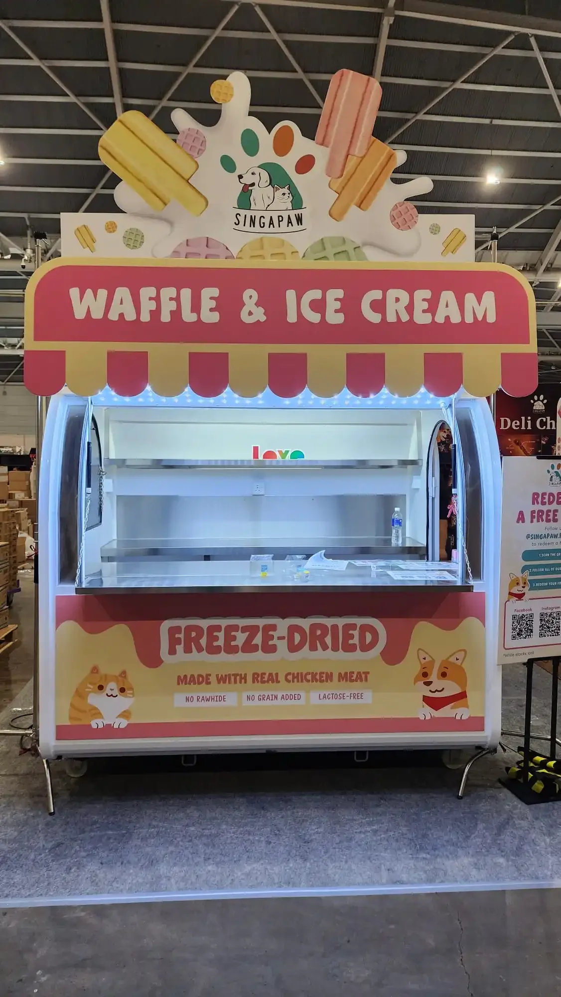 Mobile Vending Trailer Kiosk on Mini Wheels Catering Concession Stainless Table Stand Outdoor Party Food Kiosk Counter