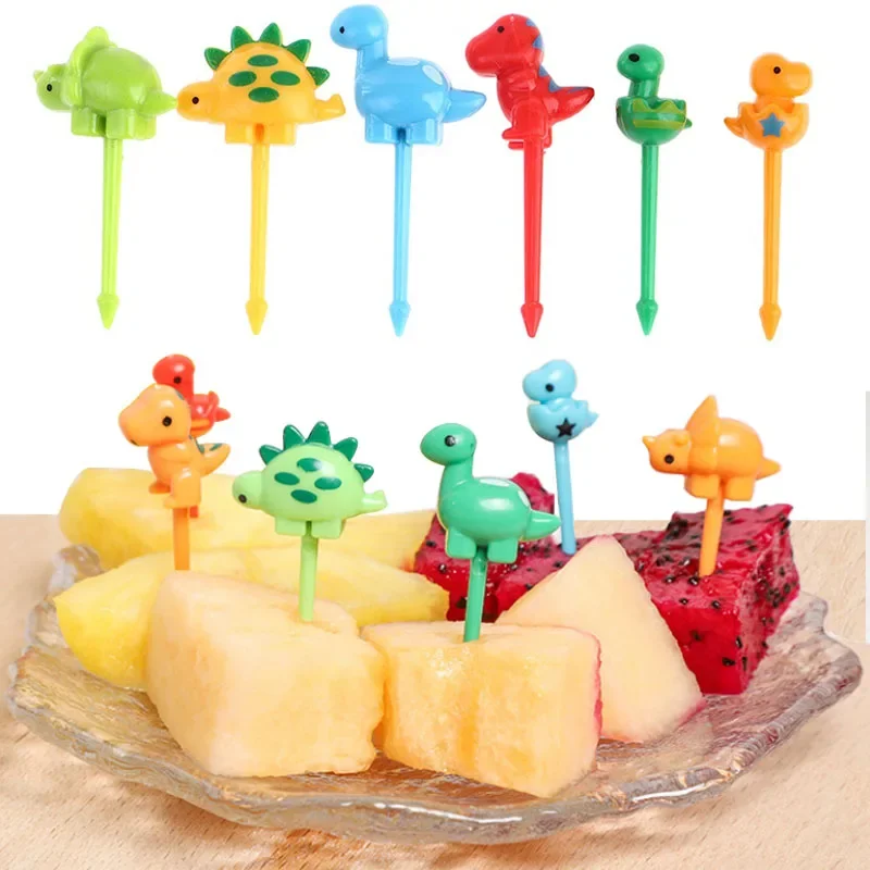 Widelec do owoców dla zwierząt Plastikowy mini wykałaczka do owoców dla dzieci Bento Lunch Bento Akcesoria Dekoracja imprezowa